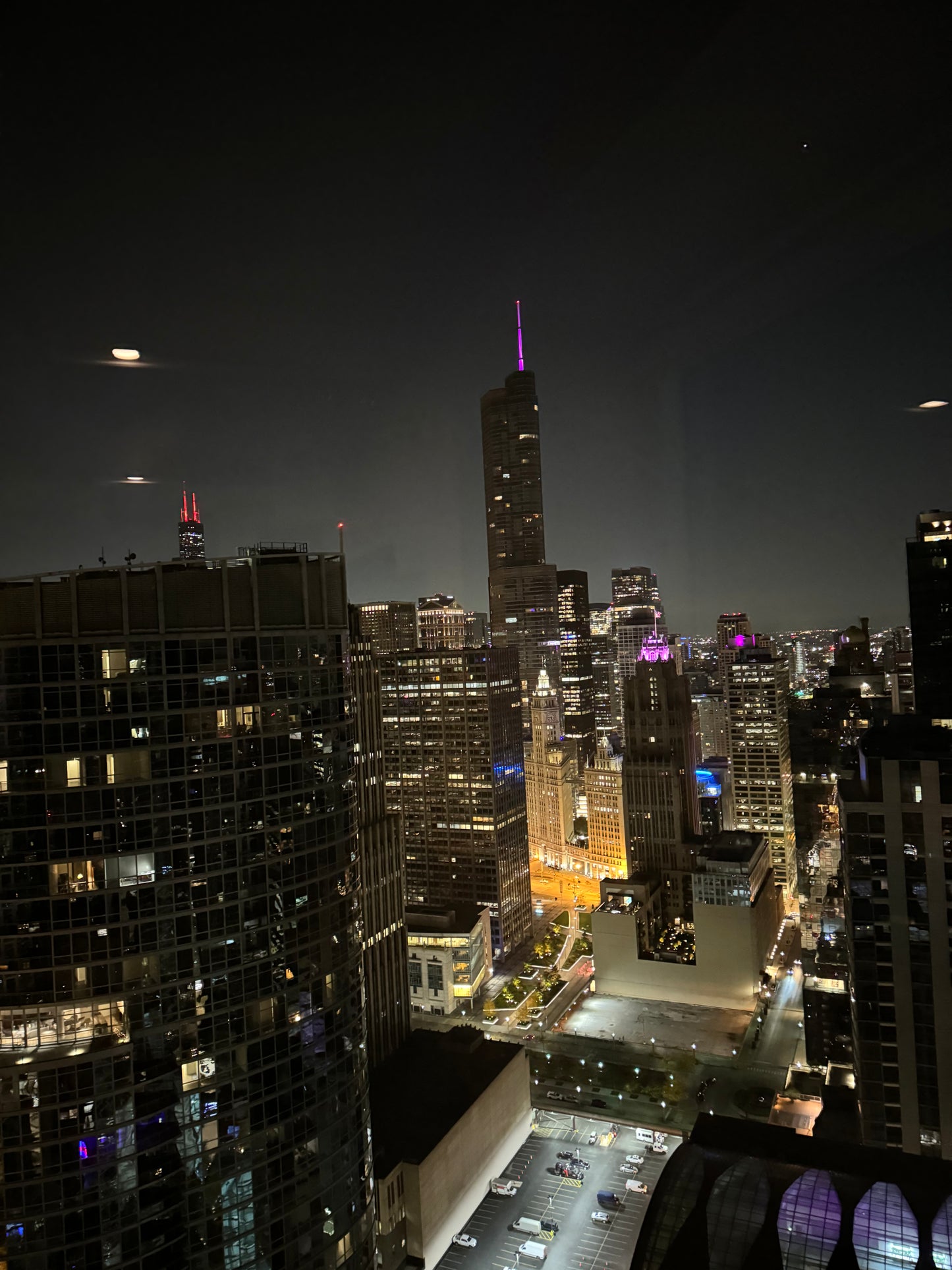 Chicago at night